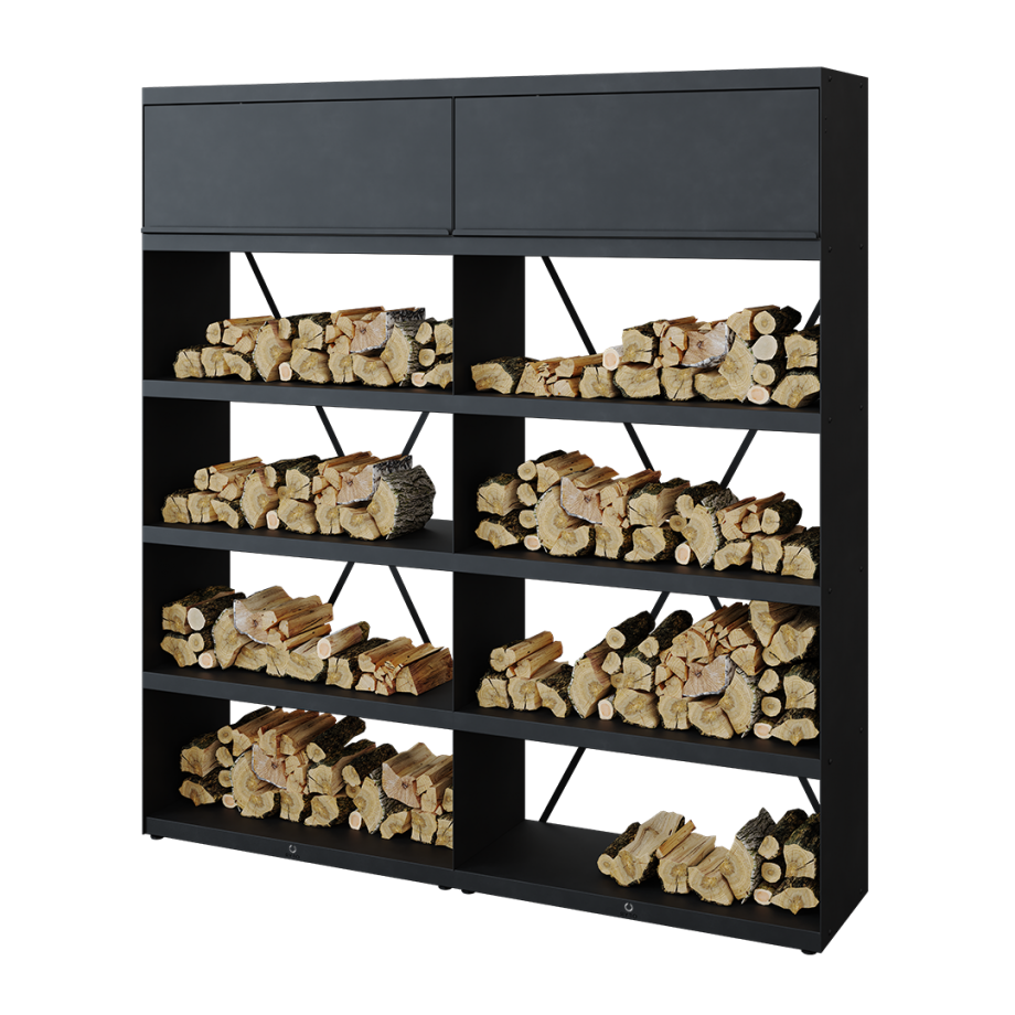 Black Transforms OFYR Wood Storage