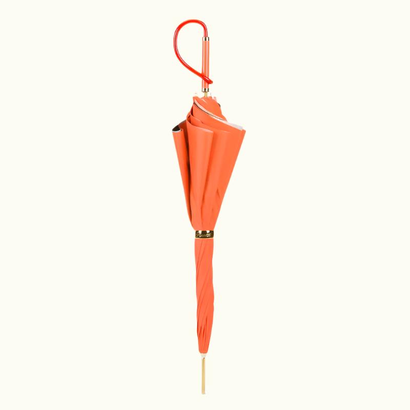 Orange Flowers Umbrella Double Cloth - Umbrella