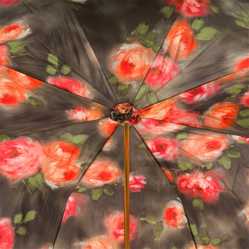 Orange Flowers Umbrella Double Cloth - Umbrella