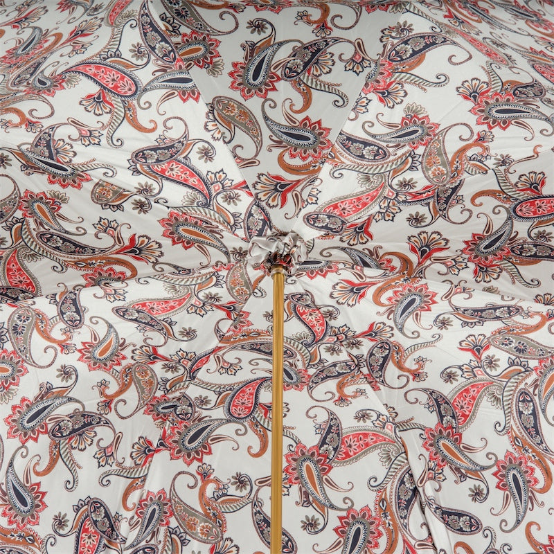 Paisley Umbrella with Leather Handle - Umbrella