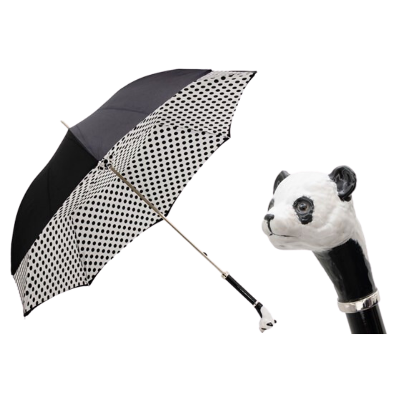 Panda Umbrella with Polka Dots - Umbrella