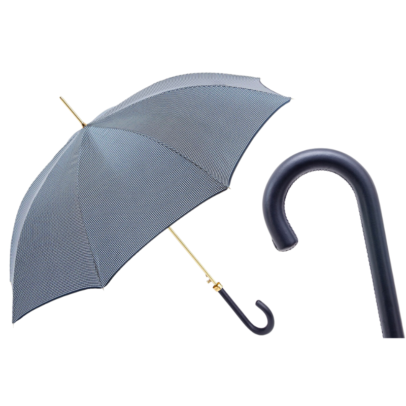 Pied de Poule Navy Umbrella - Umbrella