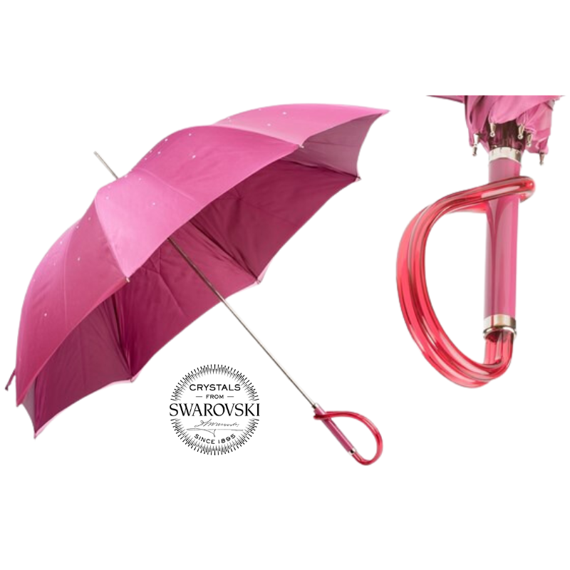 Pink Swarovski® Umbrella Double Cloth - Umbrella