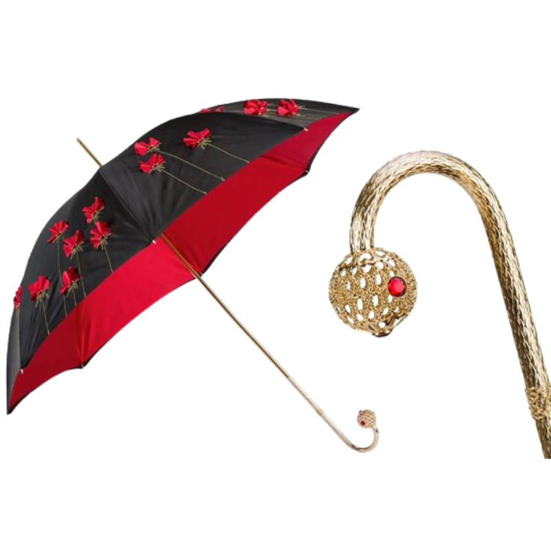 Poppies Umbrella Double Cloth - Umbrella