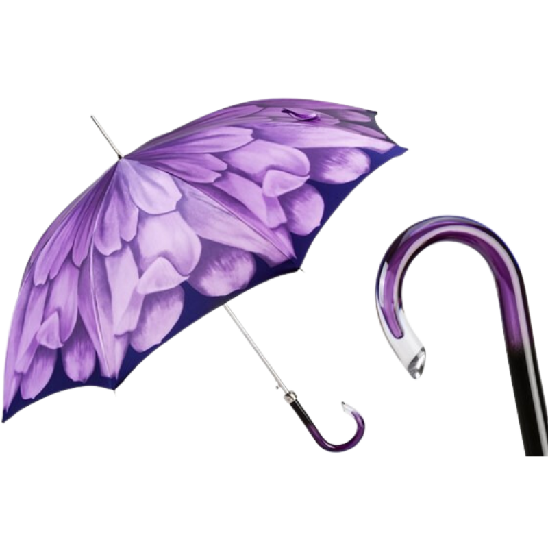 Purple Dahlia Umbrella - Umbrella