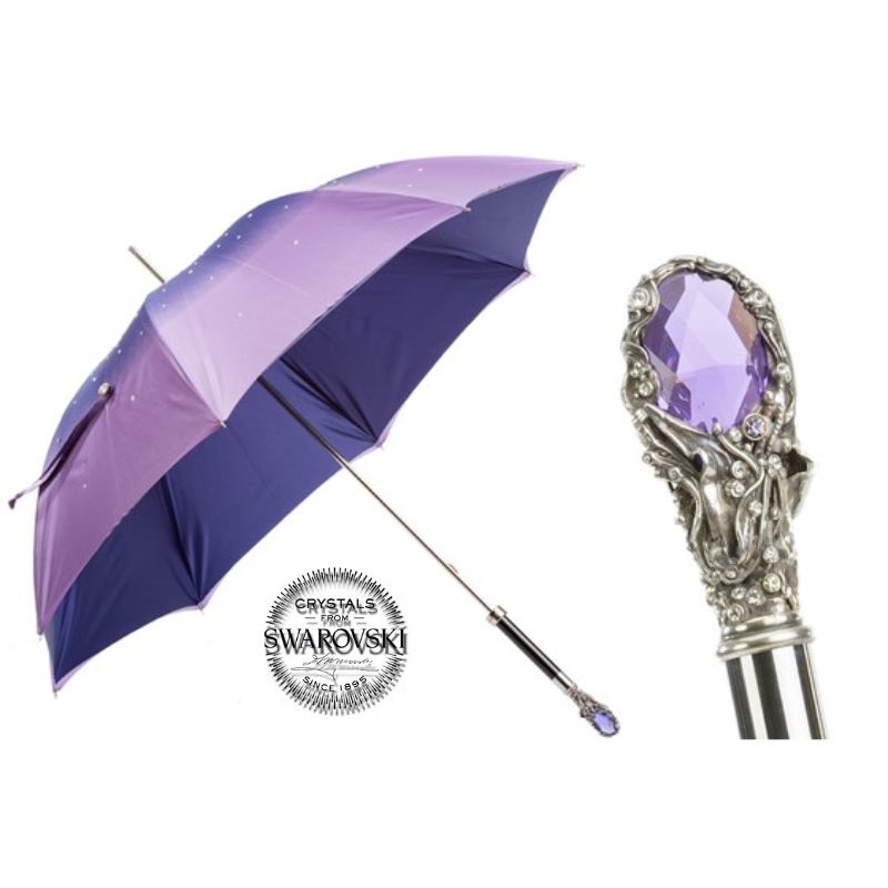 Purple Swarovski® Umbrella Double Cloth - Umbrella