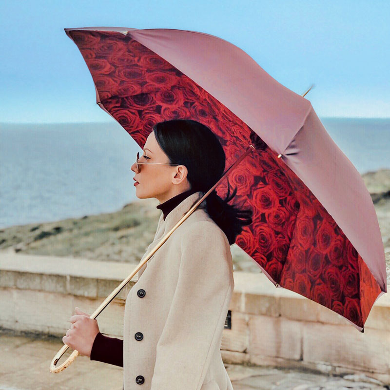 Red Roses Umbrella Double Cloth - Umbrella