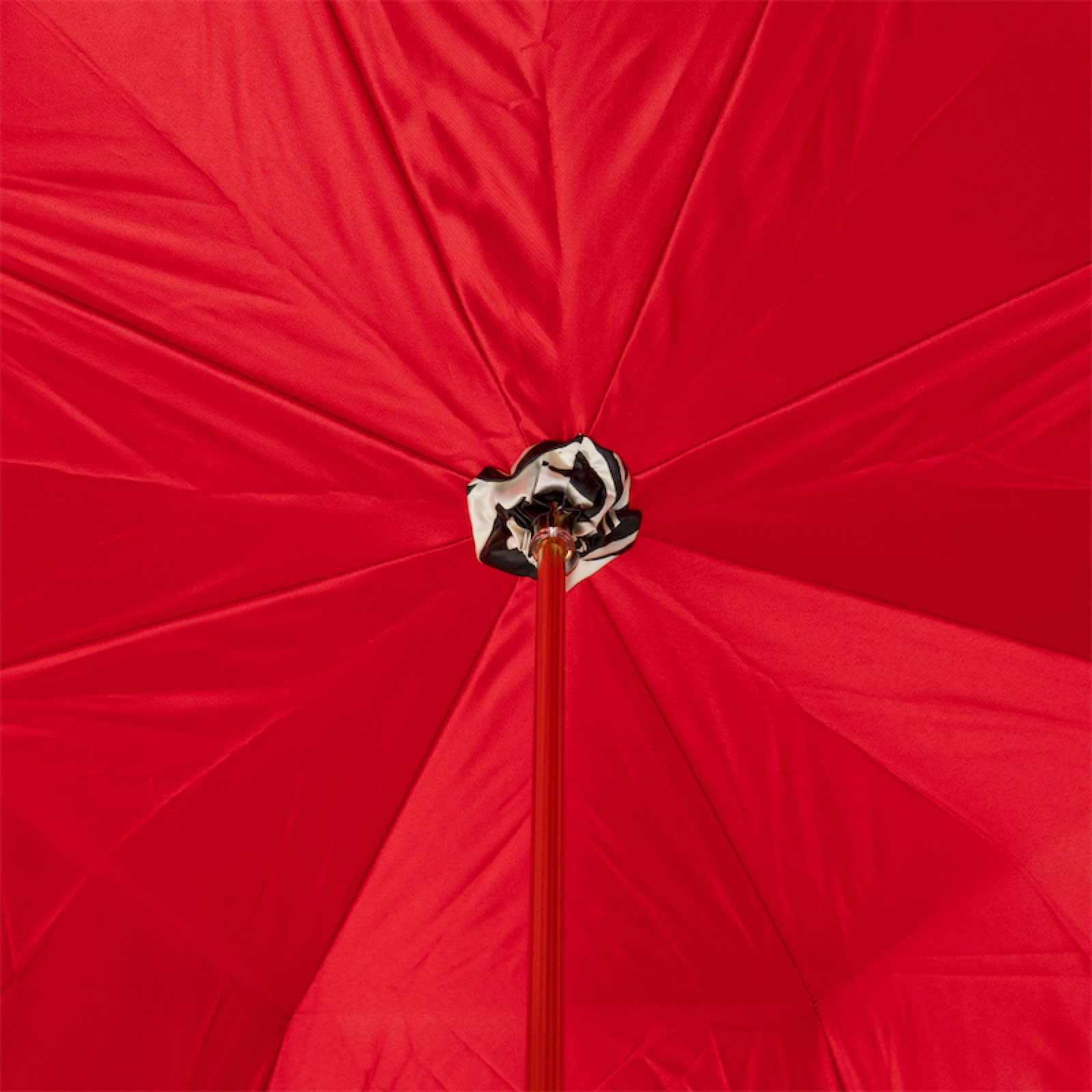 Red Zebra Umbrella - Umbrella