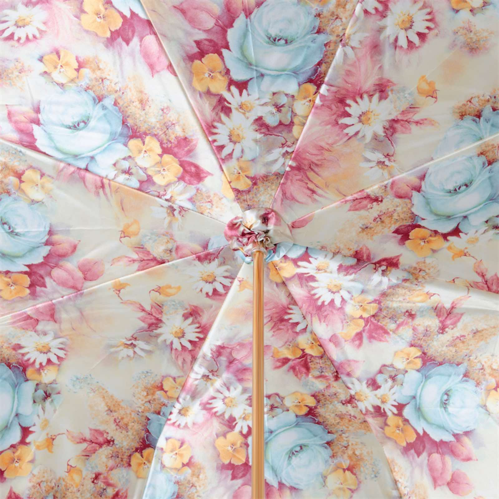 Romantic Umbrella with Flower Print - Umbrella