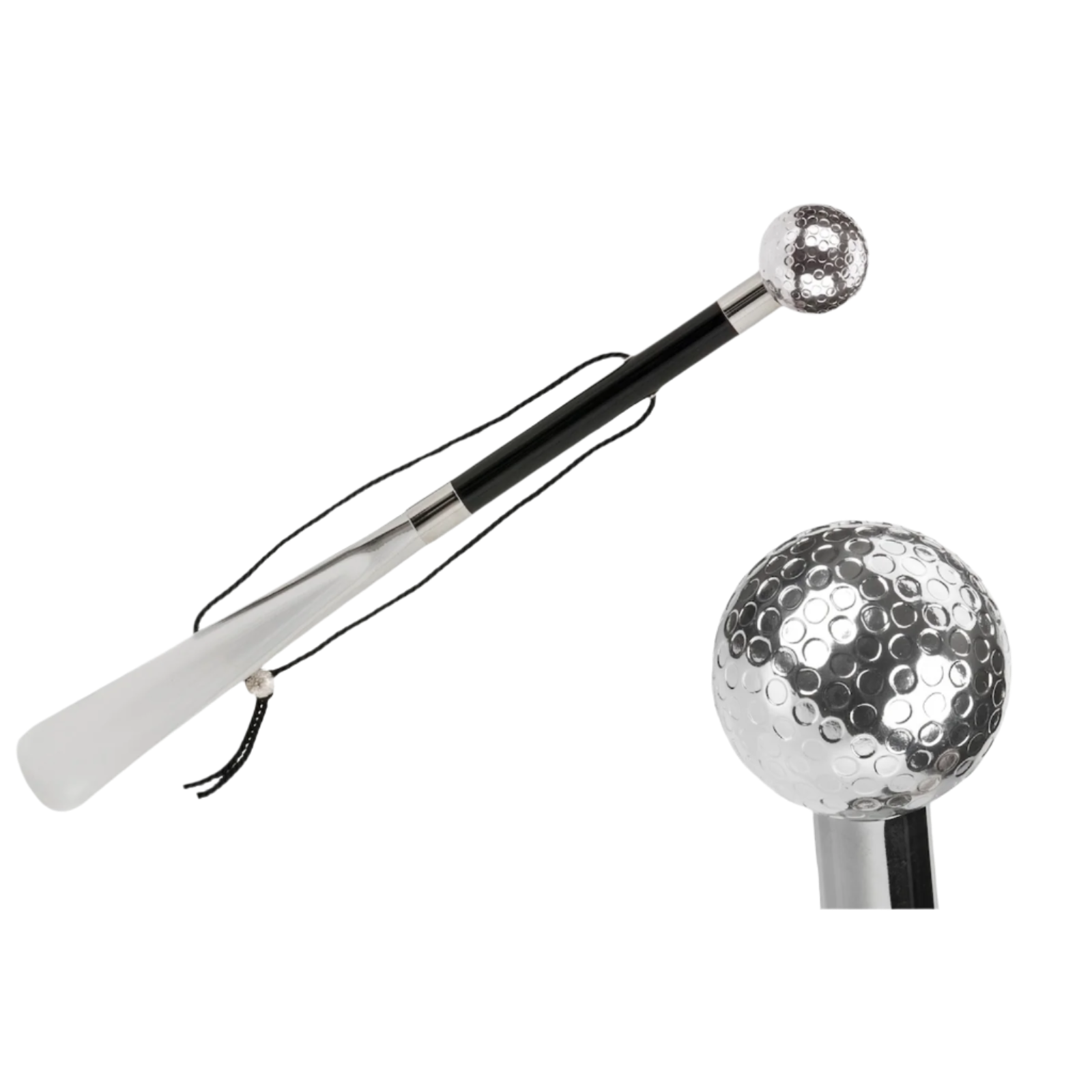 Silver Golf Ball Shoehorn