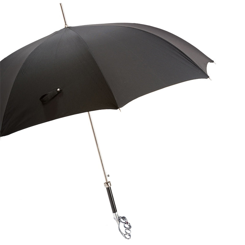 Silver Knuckleduster Umbrella - Umbrella