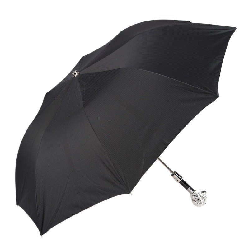 Silver Lion Folding Umbrella - Umbrella