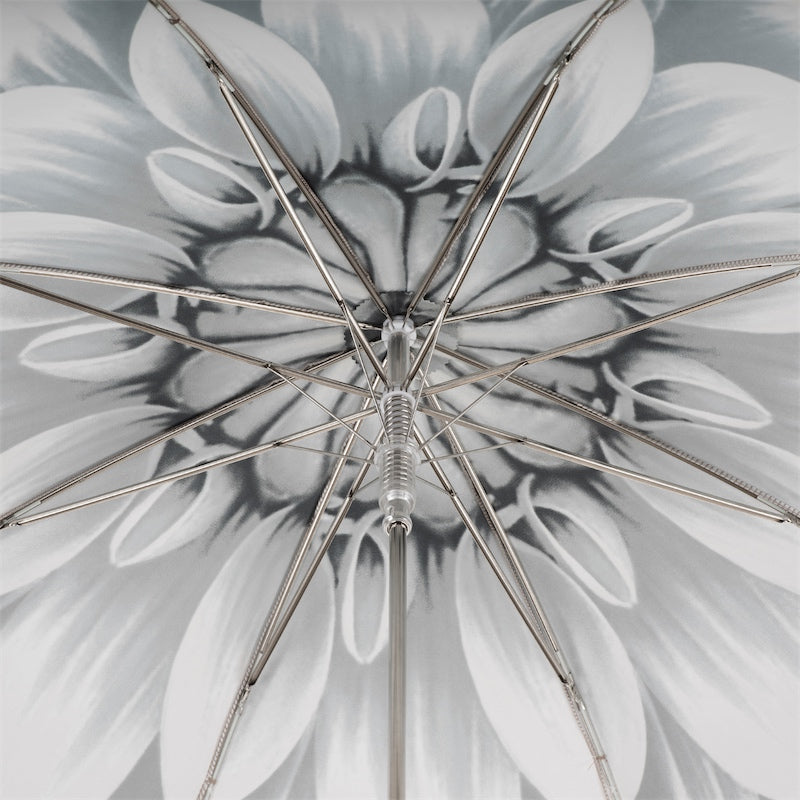 Silver Sunflower Umbrella - Umbrella