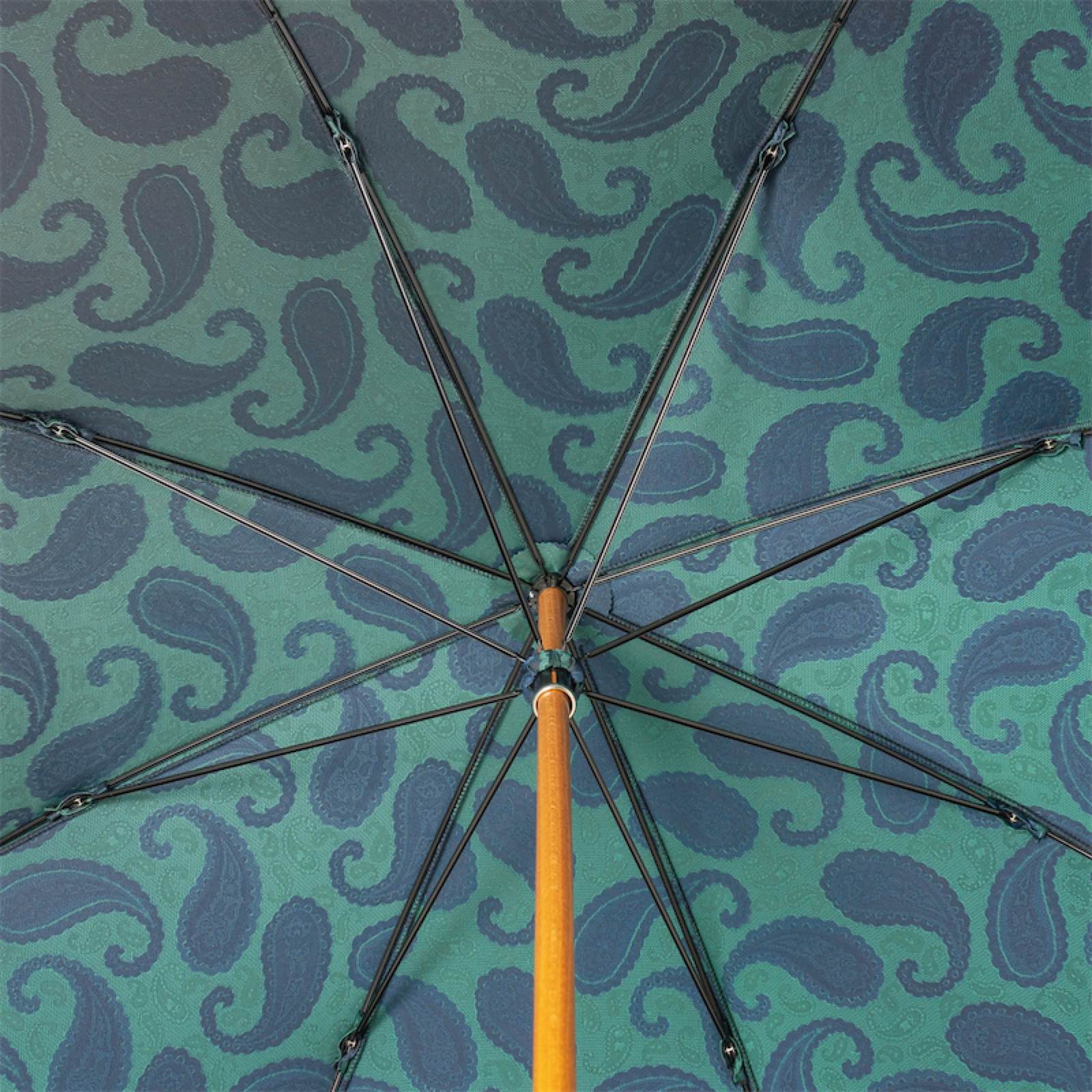 Turquoise Paisley Umbrella - Umbrella