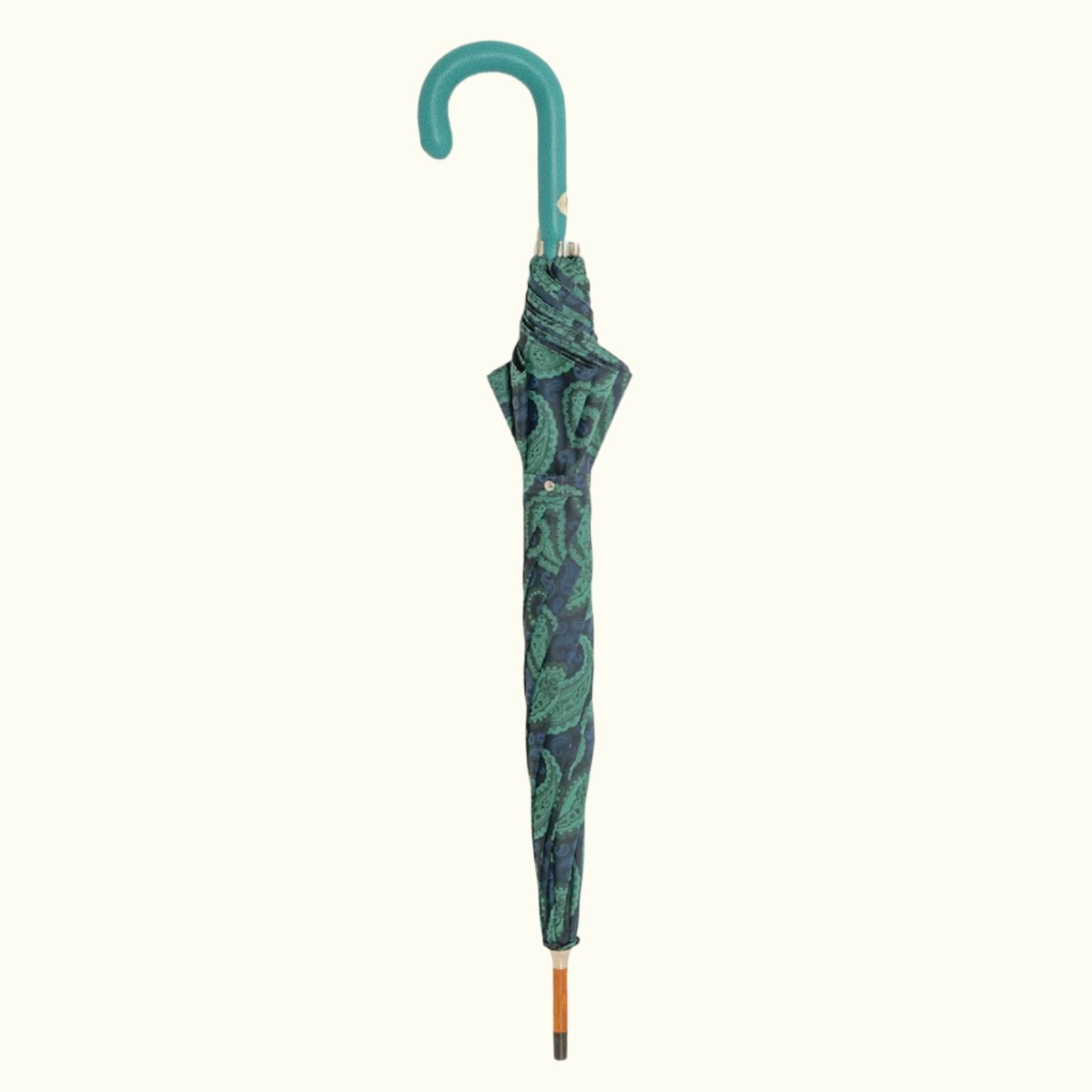 Turquoise Paisley Umbrella - Umbrella