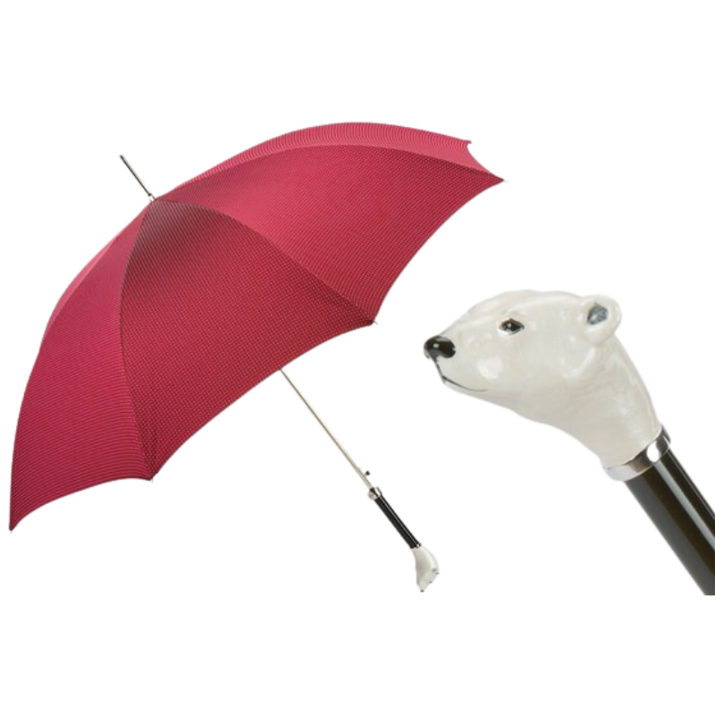 Umbrella with Enameled Bear - Umbrella