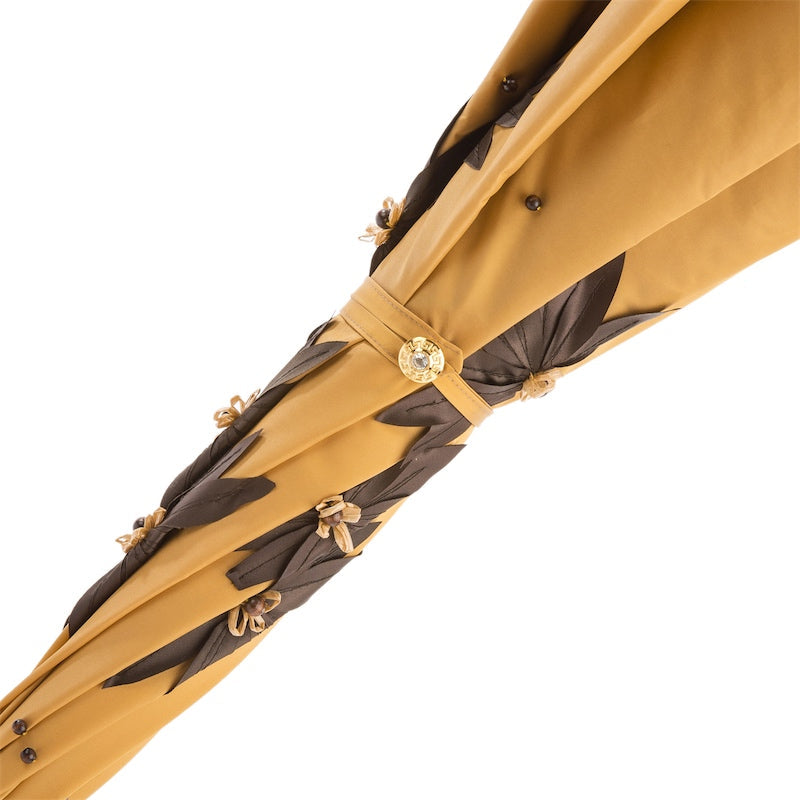 Umbrella with Hand Applied Sunflowers and Swarovski® Handle