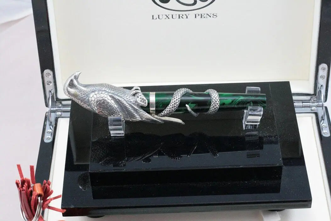 Luxury fountain pen box by Sterling Silver