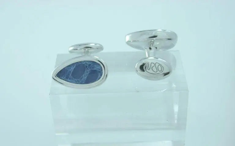 Sterling Silver and Palladium Plated Cufflinks 