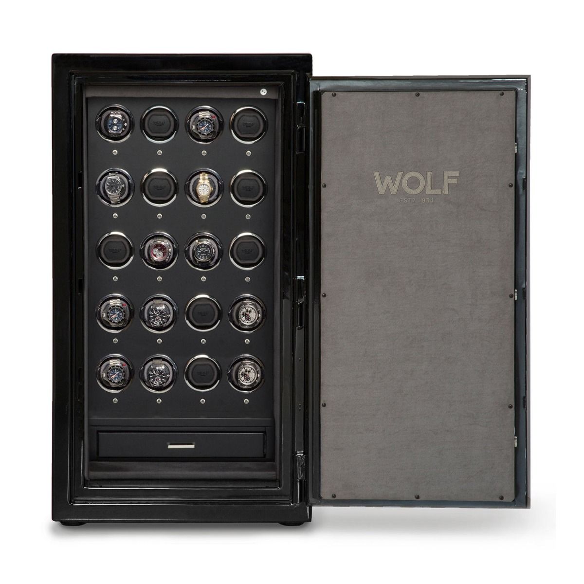 ATLAS 20 PIECE WINDER SAFE ONYX - WOLF - Wonders of Luxury