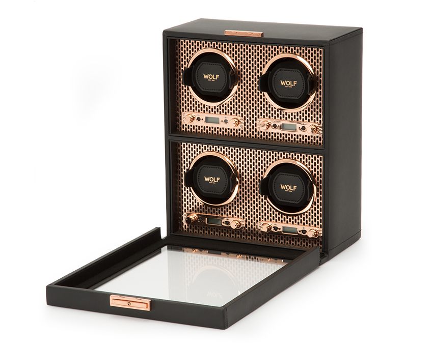 AXIS 4 PIECE WATCH WINDER Copper - Wonders of Luxury