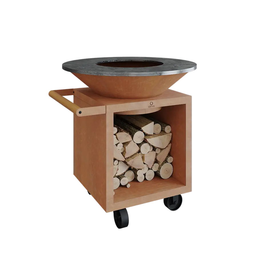 OFYR Grill machine classic storage corten 100 PRO