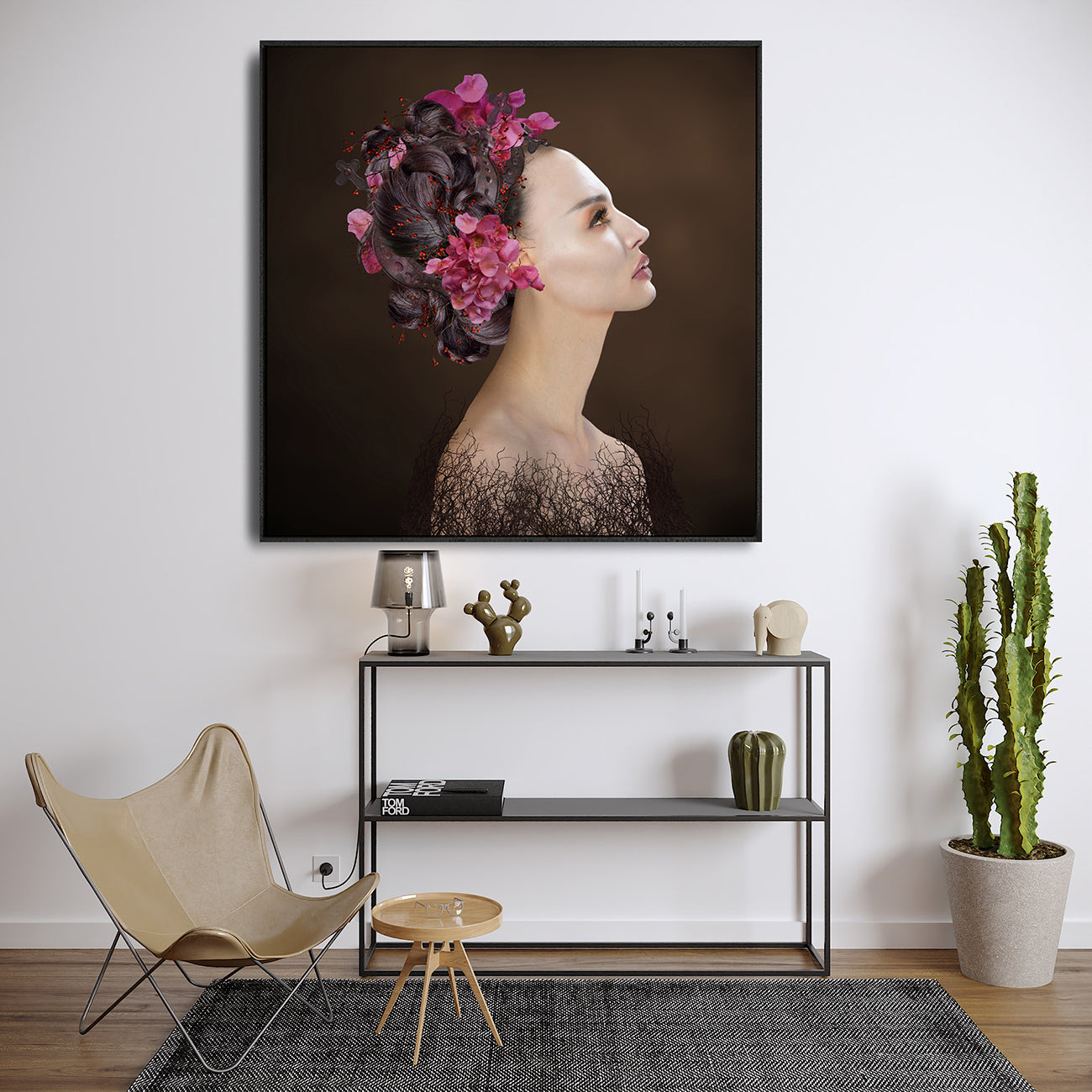 Wall Print Art Rosa by Goddesses Series